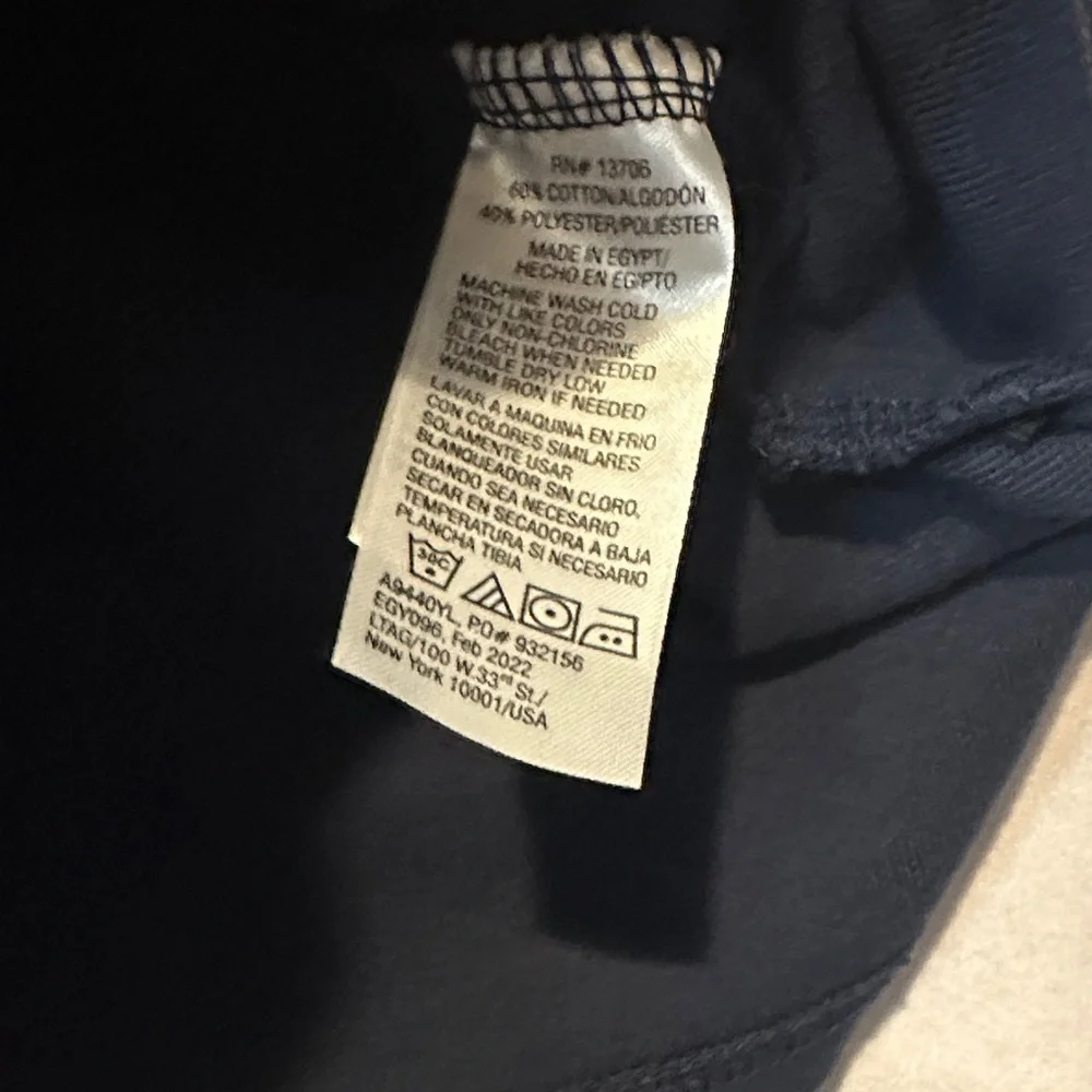 Lee Men's Navy Polo Shirt - Picture 5 of 6